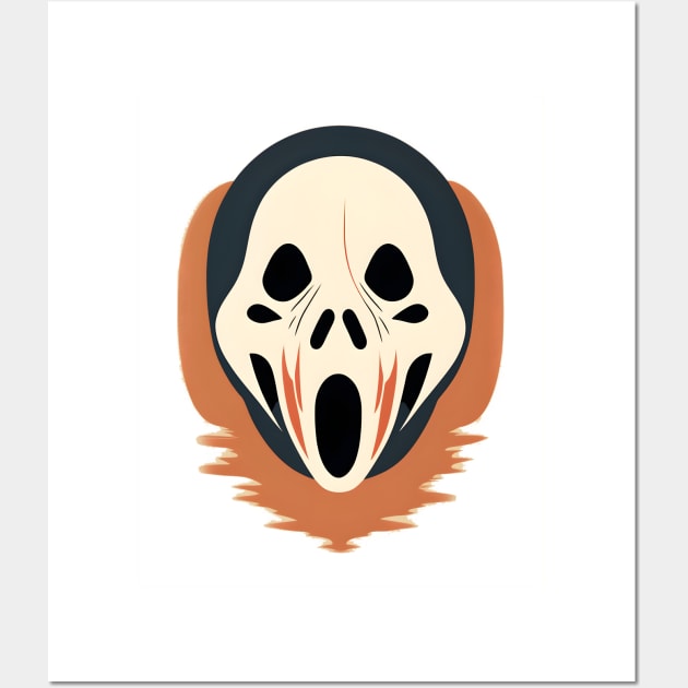 Ghostface Scream mask Wall Art by Untitled-Shop⭐⭐⭐⭐⭐